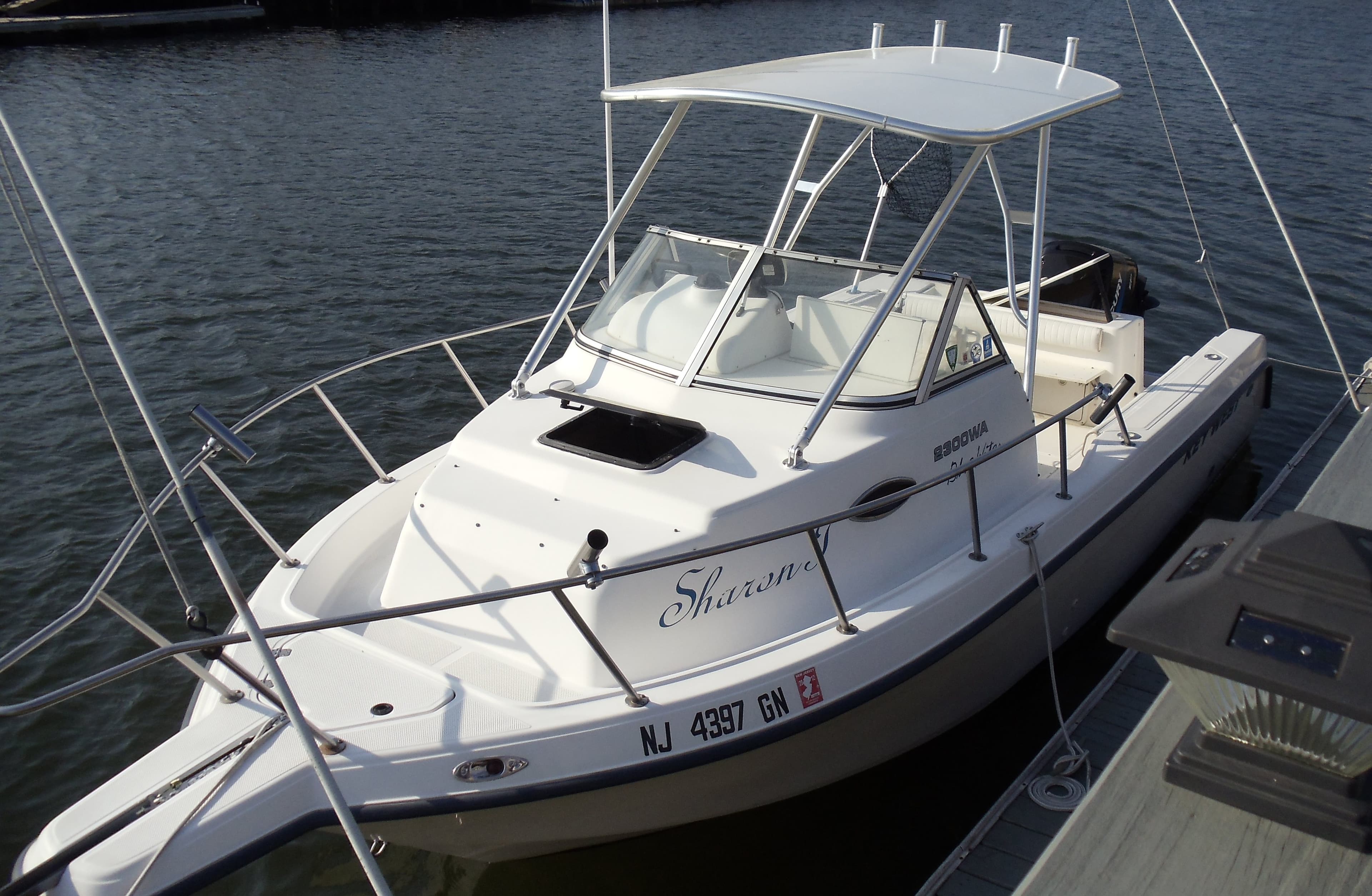 Atlantic Towers® marine structure installed on a boat
