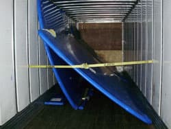 Custom hardtop shipping protection detail