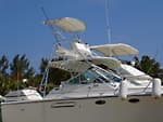Custom tuna tower installed on the destination boat