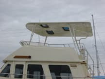HiLine hardtop installation detail from the port side