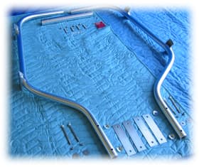Transom mounted arch installation hardware reference