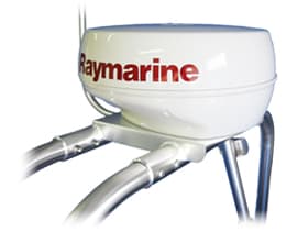 Equipment platform detail for inflatable transom arch