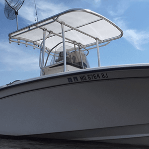 Super Radius® T-Top hardtop configuration