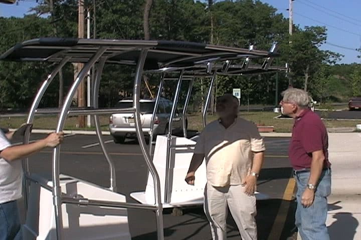 Taco Neptune T-Top additional view after the two-man test