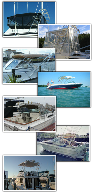 Marine Radar Arches, Boat Arches, Custom Boat Covers