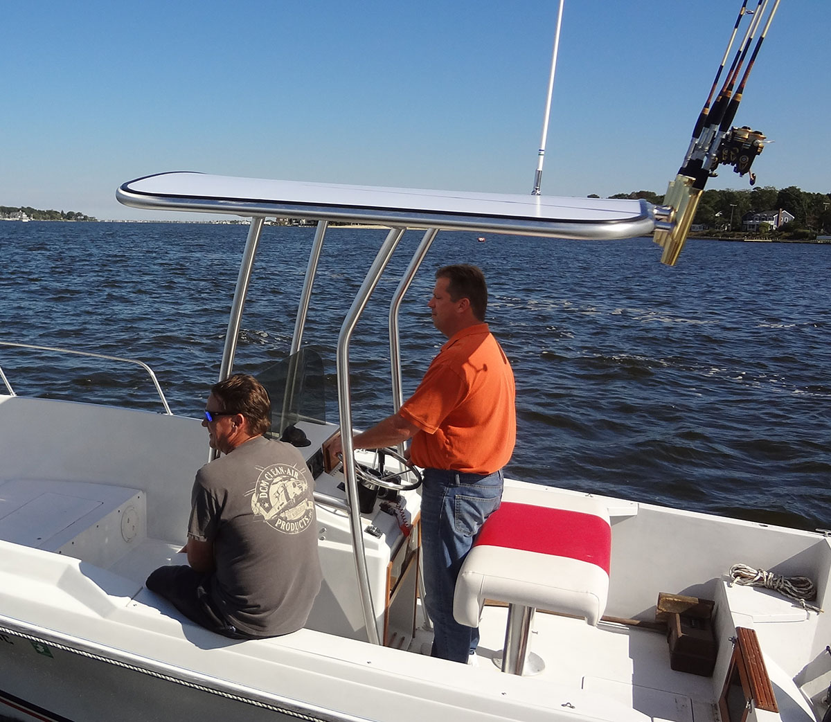 Center Console TTops Custom TTops Boat TTops