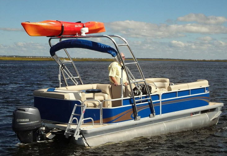 Pontoon Kayak Rack