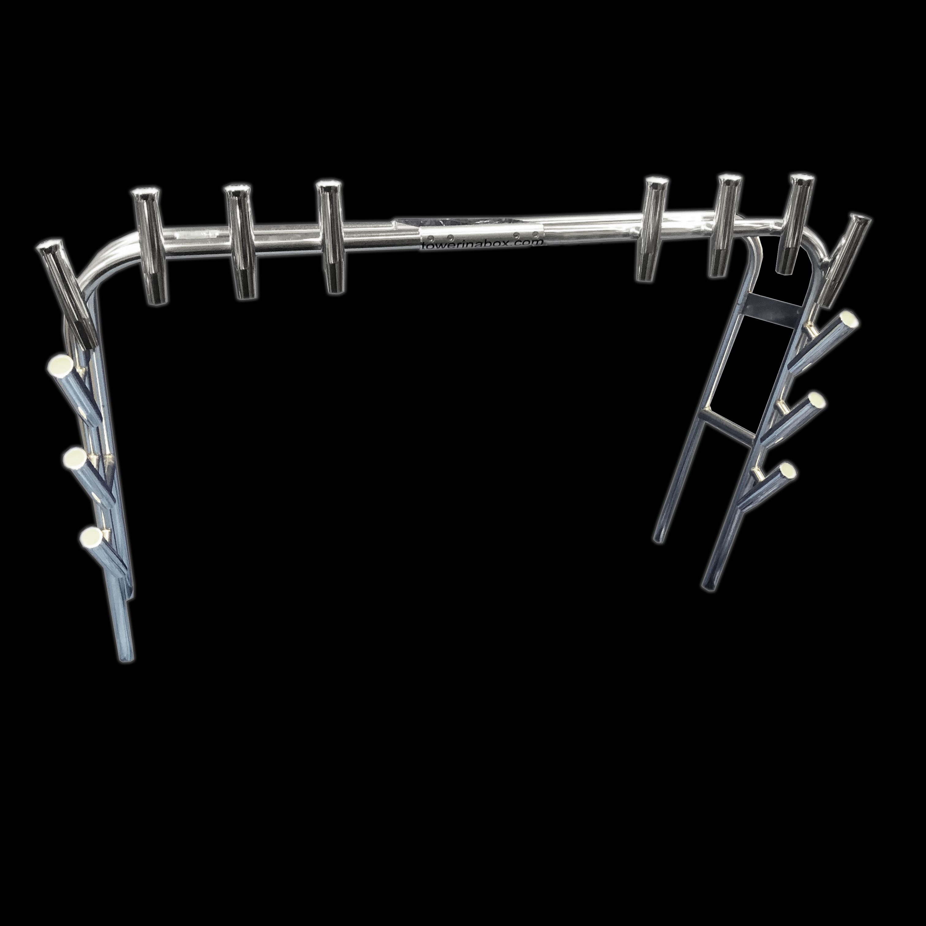 Fishing Arch multi-rod holder configuration