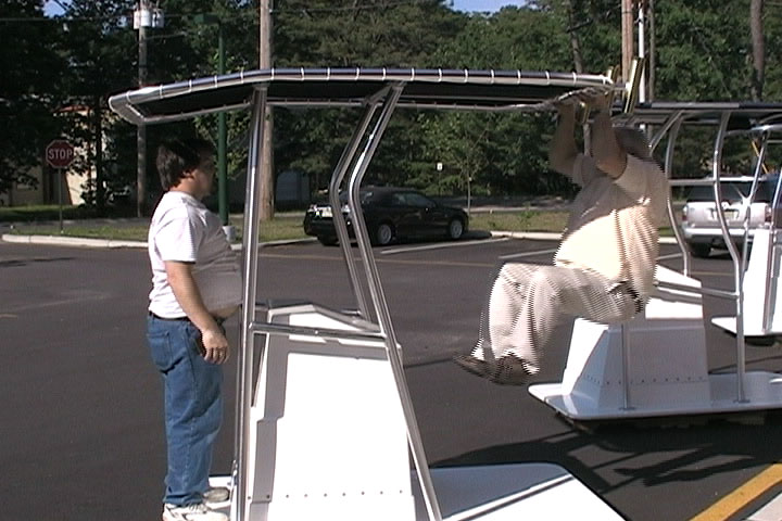 Atlantic Towers Trampoline T-Top during the one-man test