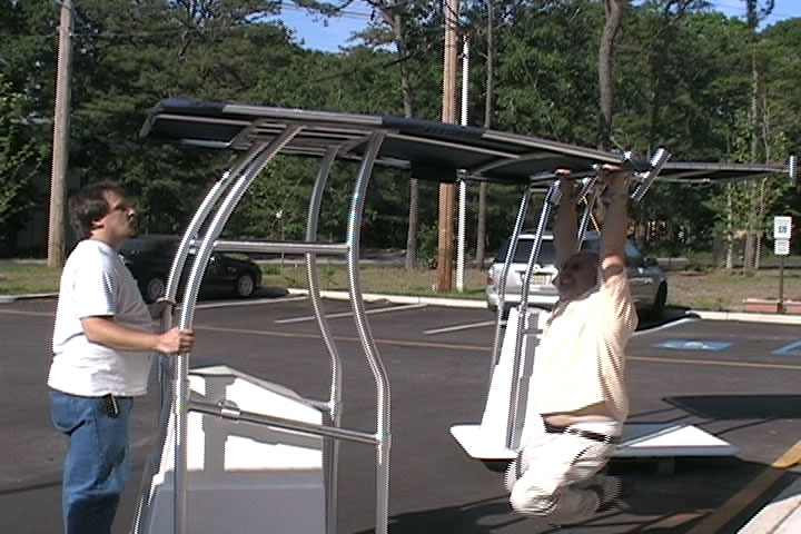 Taco Neptune T-Top after the one-man test