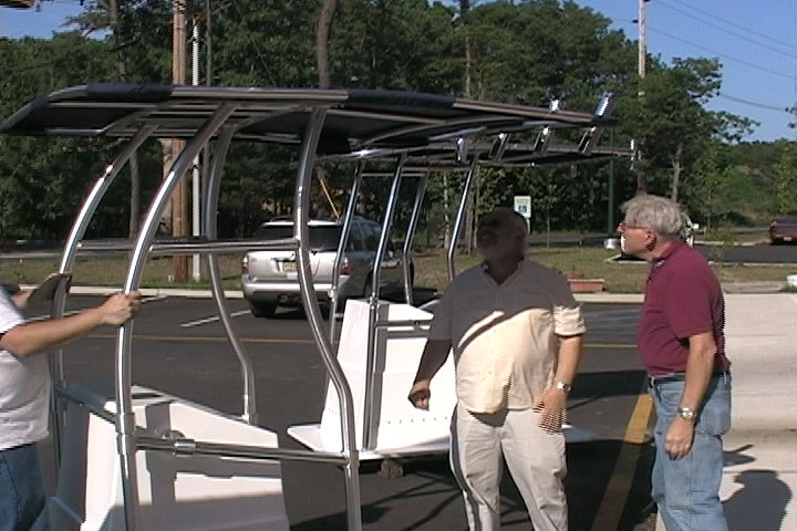 Taco Neptune T-Top additional view after the two-man test