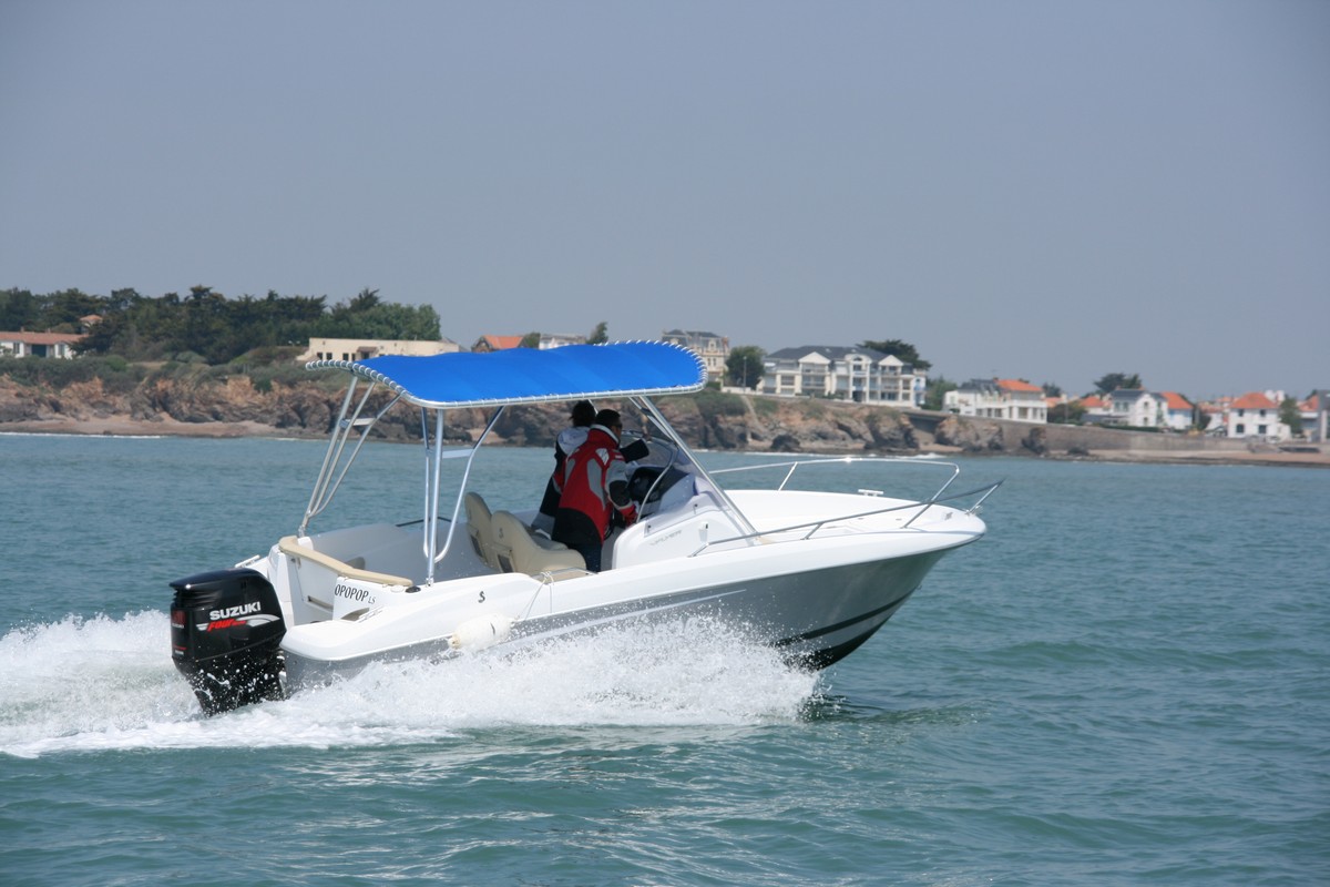 Watersports SunTop installed on a bowrider