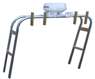 Atlantic Towers® fishing arch installation