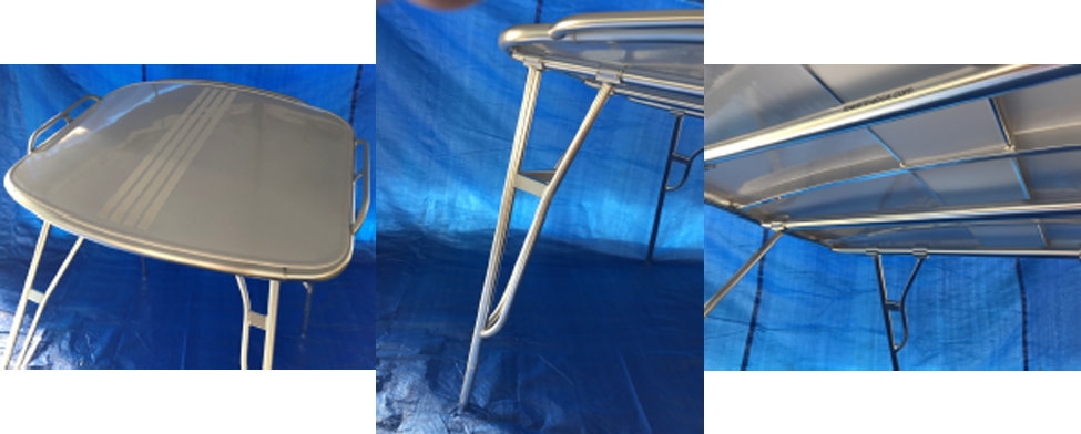 Atlantic Towers® hard dodger system on a sailboat
